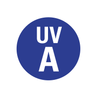 Piktogramm UVA-Strahlung (farbig)